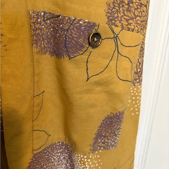 Smoking Lily Mustard Floral Skirt - Small - Picture 4 of 7